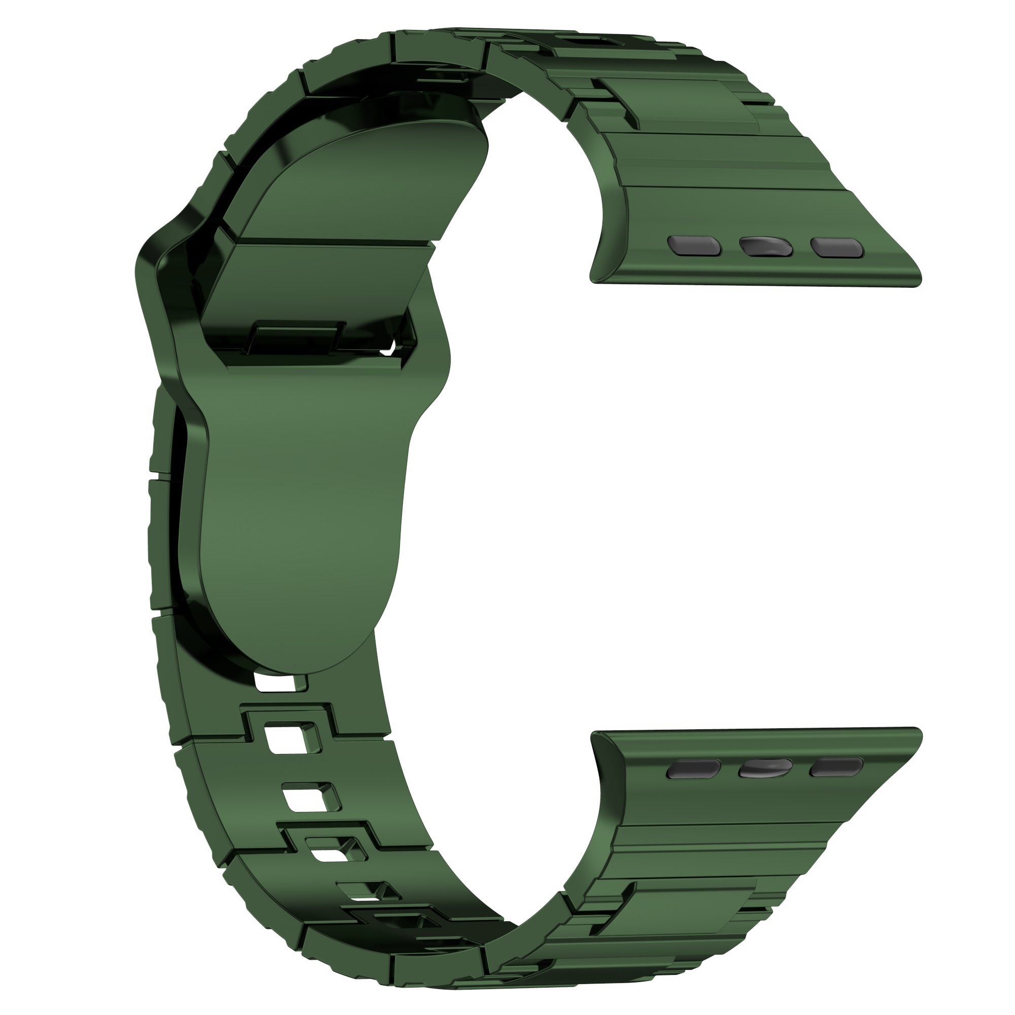 For Apple Watch Series 1 2 3 38mm 9 8 7 41mm 6 5 4 SE SE (2022) SE (2023) 40mm Silicone Electroplating Smartwatch Strap For Apple Watch Series 1 2 3 38mm 9 8 7 41mm 6 5 4 SE SE (2022) SE (2023) 40mm Silicone Electroplating Smartwatch Strap